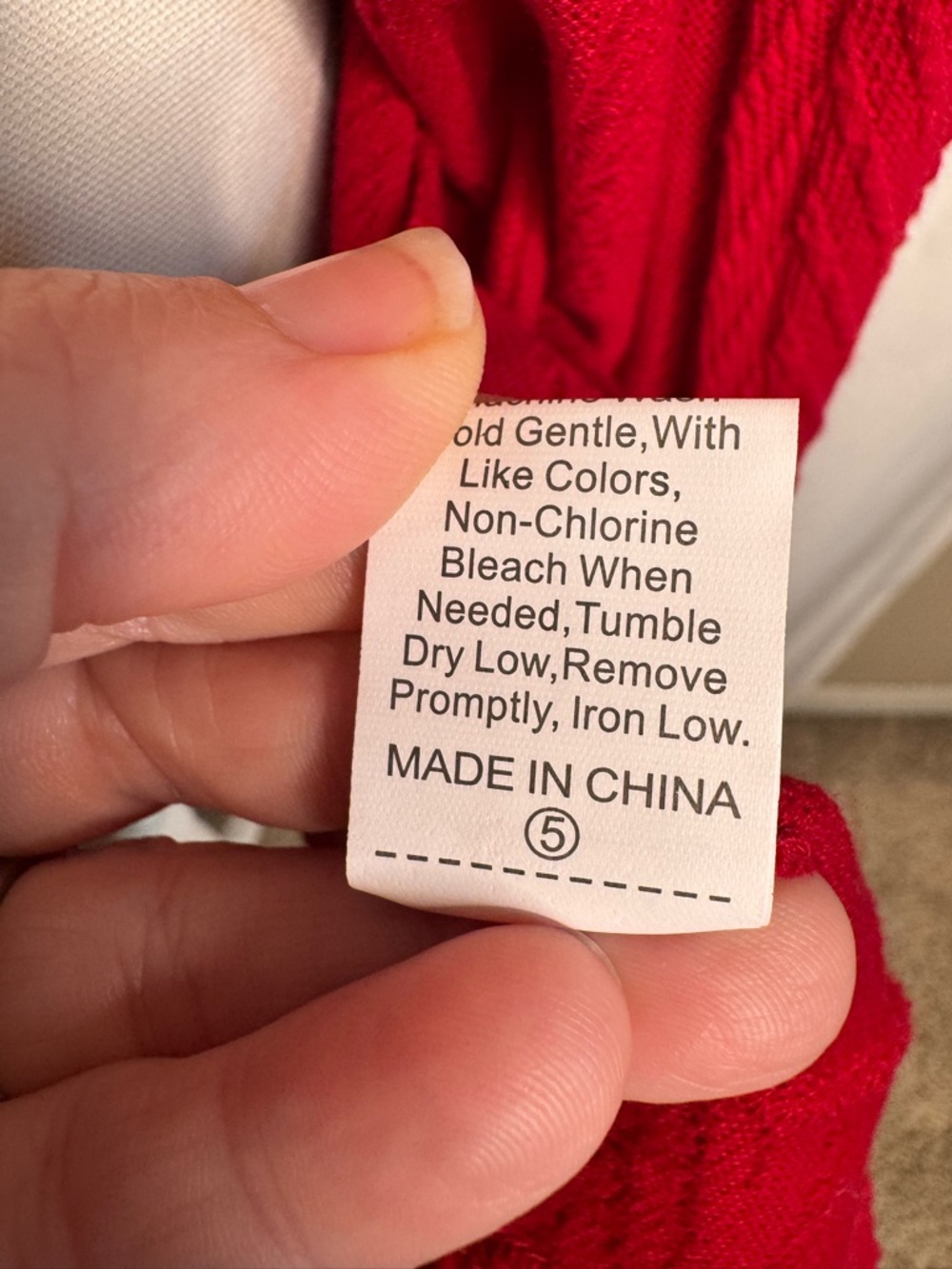 Pantalon Red Textured Open Front Cardigan Sweater Large Oversized Pockets NWT - Picture 10 of 11